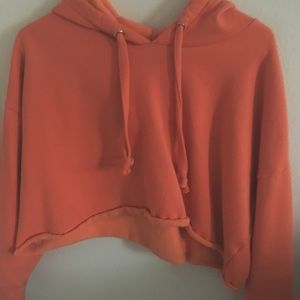 Cropped forever 21 hoodie